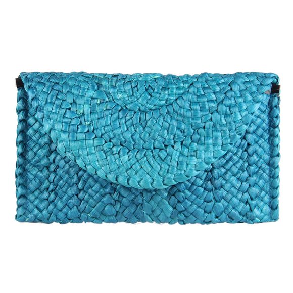 Straw Clutch Purses Summer Beach Bags Envelope Woven Clutch Handbags ^-^ - Picture 1 of 6